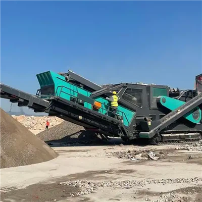 建設廃棄物クローラーモバイルクラッシャー