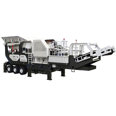 花崗岩のタイヤモバイルクラッシャー